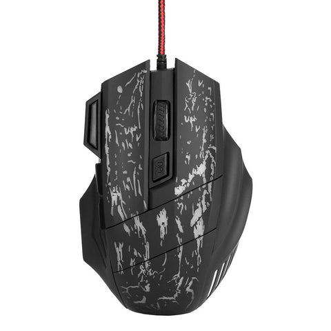 7 Buttons USB Wired Optical Game Gaming Mouse
